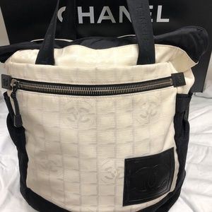 CHANEL Sport Travel Line Nylon Backpack Tote Bag